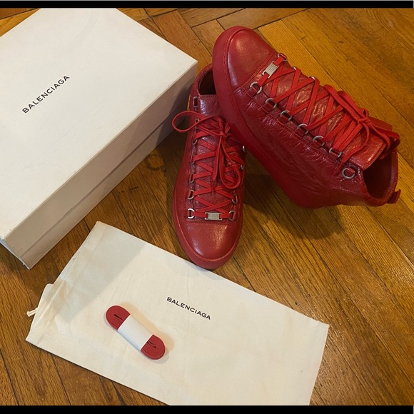 BALENCIAGA Arena RED sz. US10 - Picture 10 of 11